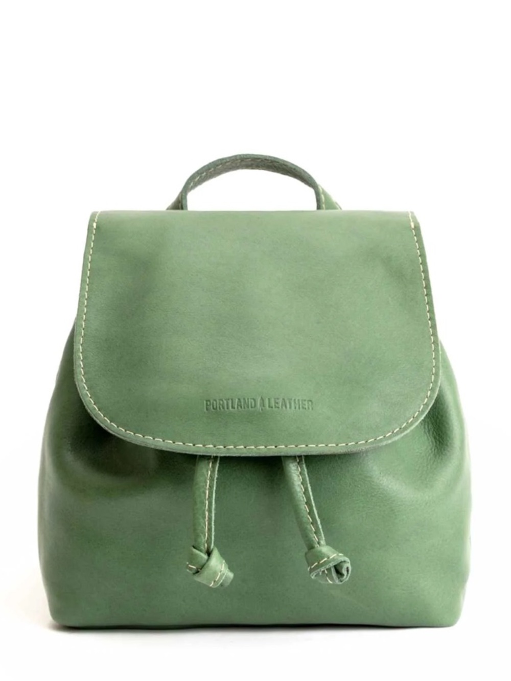 Portland Leather Goods Bucket Backpack Eucalyptus Green